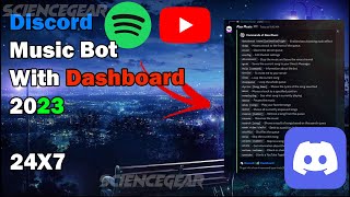 How to Make a Discord Music Bot with a Dashboard for 24x7 Hosting Free [upl. by Ferino]