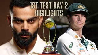 India vs Australia  1st Test  Day 2  2017 BGT HIGHLIGHTS  LIKE SHARE SUBSCRIBE  HD [upl. by Joella]