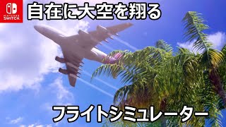 Nintendo Switchの飛行機ゲーム『テイク・オフ・ザ・フライト・シミュレーター』 [upl. by Jock]