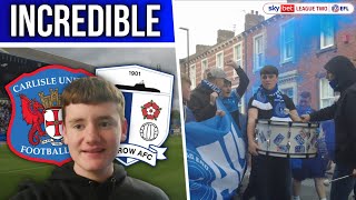 Absolute SCENES as Carlisle win the Cumbrian Derby  Carlisle vs Barrow Vlog [upl. by Gerardo608]