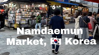 Namdaemun Market Seoul South Korea 🇰🇷 11823 [upl. by Linn]