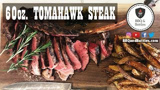 Grilling a 60 oz Tomahawk Ribeye Steak [upl. by Ondrea]