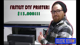 FASTEST DTF PRINTER OMNIDTF NEW Printer [upl. by Anar250]