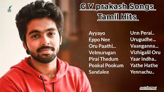 GV Prakash Songs Tamil Hits  Jukebox  Love Songs  Melody Songs  Hits  Tamil Songs  EASCINEMAS [upl. by Curley597]