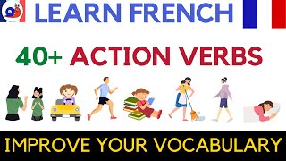 Learn French Action Verbs  Vocabulary for Everyday Conversations [upl. by Abehs]