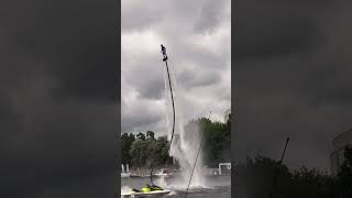 FLYBOARDING in BYDGOSZCZ POLAND shorts travel [upl. by Leyameg]