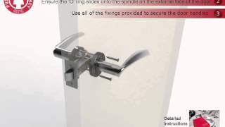 How to fit Arc Push Button Privacy handles [upl. by Tommy]