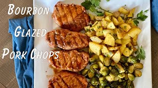 My Husbands Favorite Brown Sugar Bourbon Glazed Pork Chops [upl. by Amandie]