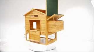 Poulailler en bois 48 poules LBH JARDIN  COTTAGE [upl. by Grondin244]