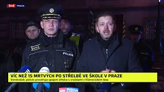 Útočník ze školy může mít na svědomí i vraždy v Klánovicích popsala hrůzy policie [upl. by Rosenblum]