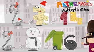 Mathemagics Multiplication – Learning Multiplication Tables of Number 2 with FUNNY Stories [upl. by Liddy]