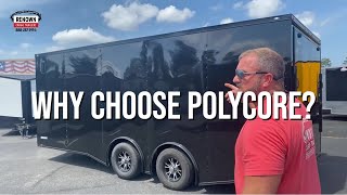 Why choose Polycore Exterior on Enclosed Cargo Trailers [upl. by Ahsain97]