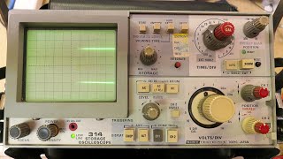 Tektronix 314 storage oscilloscope repair [upl. by Kariv]