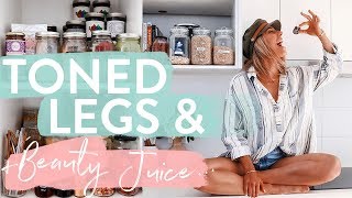 THE LIFE VLOG Clear Skin Smoothie  Updates  Boyfriend  Toned Leg amp Booty Workout [upl. by Neslund]