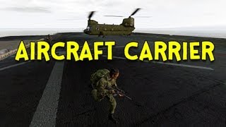 AIRCRAFT CARRIER  Arma 2 DayZ Mod  Ep32 [upl. by Attenaej]