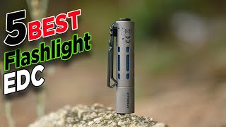 EDC Flashlight Review 🏆 Top 5 Best EDC Flashlight Rechargeable [upl. by Shaner545]