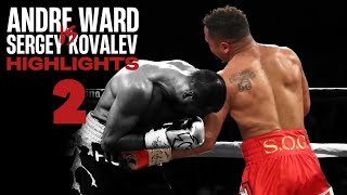 Andre Ward vs Sergey Kovalev 2  HIGHLIGHTS [upl. by Nnybor]