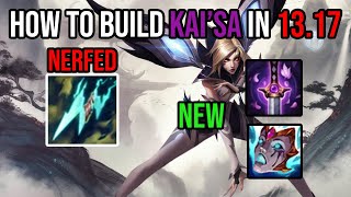 STATTIK NERFED How to build KAISA in 1317  Split 2  League of Legends [upl. by Bette-Ann132]