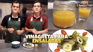 VINAGRETA CLÁSICA PARA ENSALADAS  EN 1 MINUTO [upl. by Atinnor741]