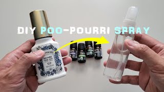 How To Make Your Own PooPourri At Home Using 3 Ingredients  DIY Poo Spray [upl. by Libove717]