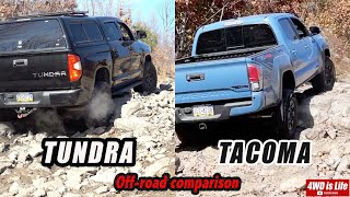 TOYOTA Tundra vs TOYOTA Tacoma  ATRAC vs Rear Locker [upl. by Mcknight]