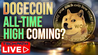 Dogecoin New AllTime High Coming  Sentiment Analysis [upl. by Eednam]