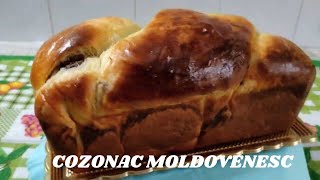 Cozonac traditional moldovenesc dolce tipico rumeno per le feste natalizie Niculina [upl. by Yrocal]