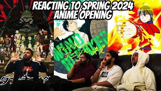 Reacting To Top 25 Spring Anime 2024 Openings  TMC [upl. by Leanora]