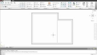 Wände einfach gezeichnet in Autodesk AutoCAD® 2011 [upl. by Garwood]