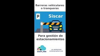 Barreras vehiculares o tranqueras para tu negocio de estacionamiento  sistemaparqueosiscarcom [upl. by Ahtelrac]