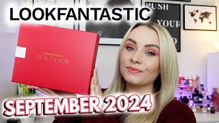 SNEAK PEEK LOOKFANTASTIC BEAUTY BOX SEPTEMBER 2024 UNBOXING  MISS BOUX [upl. by Cung]