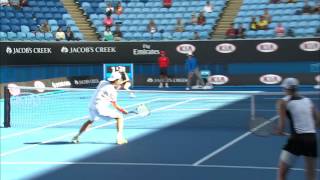 HsiehCuevas v SrebotnikMelo highlights SF  Australian Open 2015 [upl. by Petronilla]