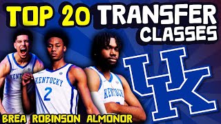 Meet The Transfers  Kentucky  Top 20 College Basketball Transfer Portal Class Rankings [upl. by Elder]