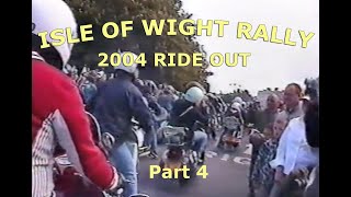 Bristol Mod Scooter Club  Isle of Wight Rally 2004 filmed by Bernie Edwards  Part 4 Not 2023 [upl. by Sand]