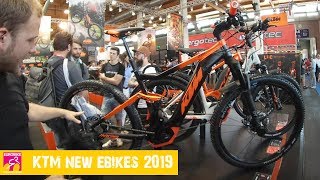 KTM Ebike Neuheiten 2019  EUROBIKE 2018 [upl. by Kyre]