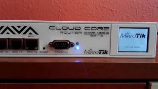 MikroTik CCR103612G4S Router [upl. by Wit303]