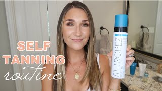 SELF TANNING ROUTINE FT ST TROPEZ \\ CASEY FERGUSON [upl. by Vidovik651]