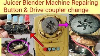 Juicer Blender Machine Repair\ Replacing the Button StripDrive CouplerCarbon BrushThermistet [upl. by Oilisab]