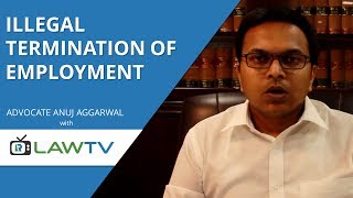 Indian Kanoon  Illegal termination of employment  LawRato [upl. by Ahsemal]