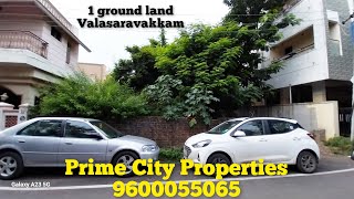 1 ground land sale in Valasaravakkam Chennai 🆔1203 Nr Arcot road residential Nr Devi academy scl [upl. by Eivod623]