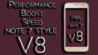 ROM PERFORMANCE BOOST SPEED V8 para Galaxy J5 [upl. by Ecyac571]