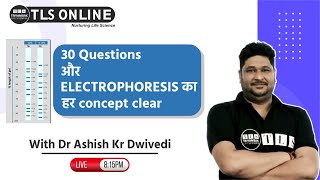 30 Important Questions for GATEBT DBTJRF to understand Electrophoresis  Dr Ashish Kr Dwivedi [upl. by Llewon967]