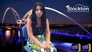 StocktononTees SCITT Trainee Interviews  AMY [upl. by Durrell]