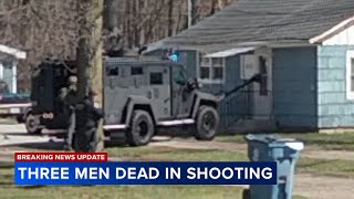 3 men dead after shooting at NW Indiana home sheriff says neighbors shocked by SWAT response [upl. by Saiasi556]