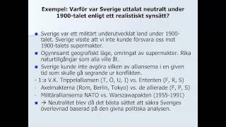 Perspektiv2 RealismenInternationella Relationer [upl. by Aitram]