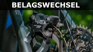 Shimano Bremsbeläge wechseln [upl. by Usanis]