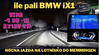 Ile pali BMW iX1💪 Sprawdzam przy ujemnych temperaturach zużycie prądu w samochodzie elektrycznym [upl. by Evelina282]