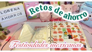 RETOS DE AHORRO💰Festividades mexicanas 9🇲🇽🎲💌🍀☺️ahorros chiquitos [upl. by Legra]