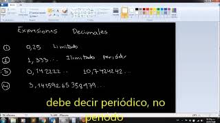 1 Expresiones decimales Clasificación [upl. by Ortrude]