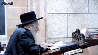 Narol Rebbe Counting Sefira In Bnei Brak  Iyar 5776 [upl. by Ynnob]